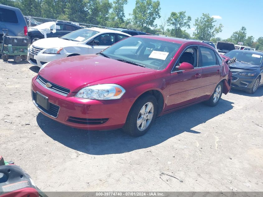 2008 Chevrolet Impala Lt VIN: 2G1WT58K881331793 Lot: 39774740