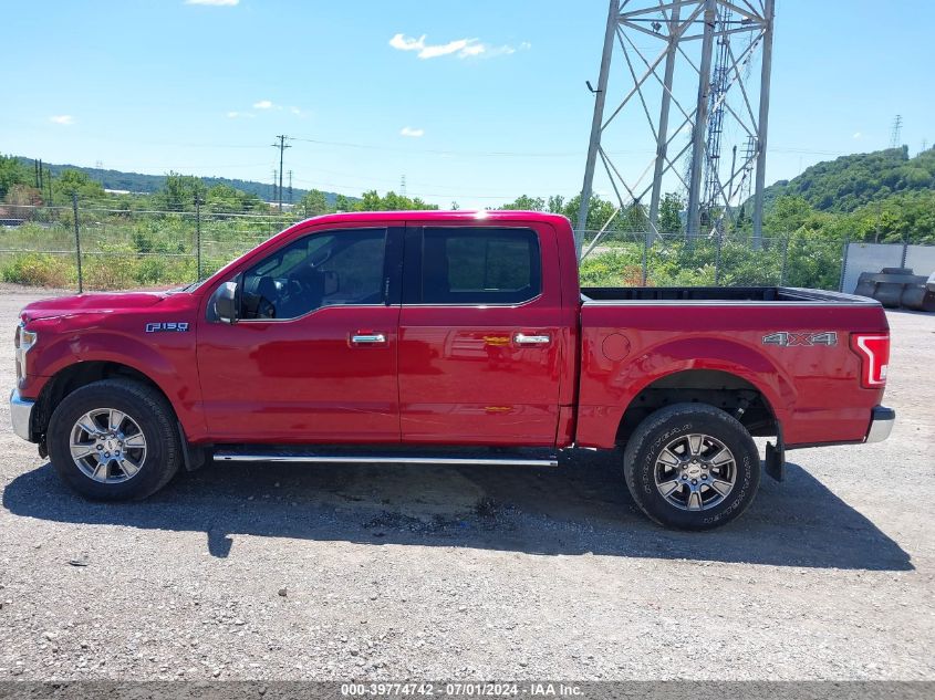 2016 Ford F-150 Xlt VIN: 1FTEW1E89GFB67375 Lot: 39774742