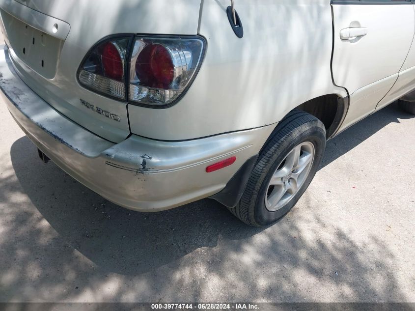 1999 Lexus Rx 300 VIN: JT6HF10U3X0072368 Lot: 39774744