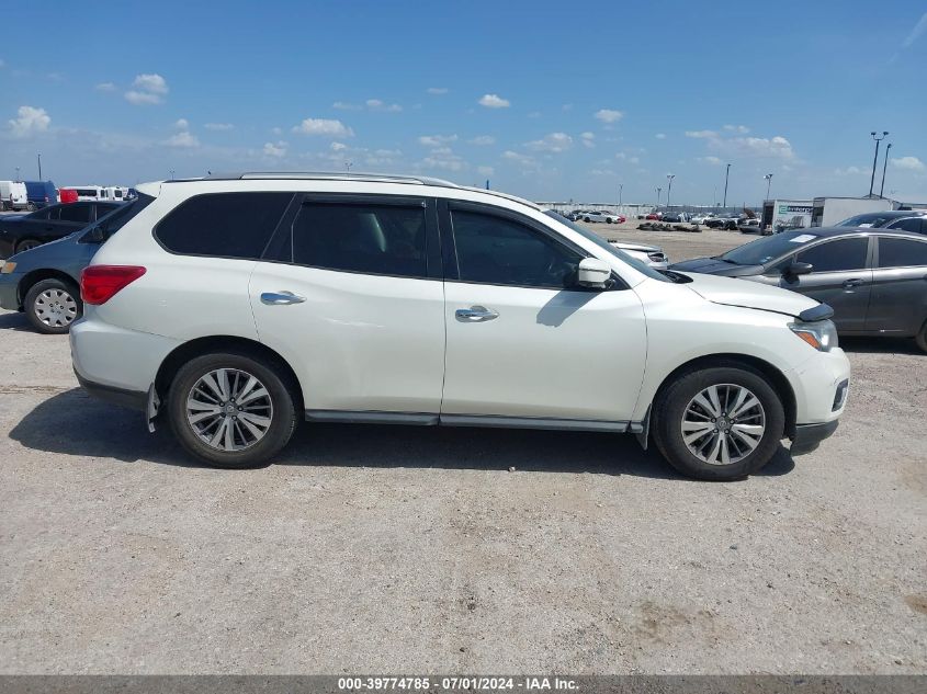 2017 Nissan Pathfinder Sl VIN: 5N1DR2MN2HC637163 Lot: 40565521