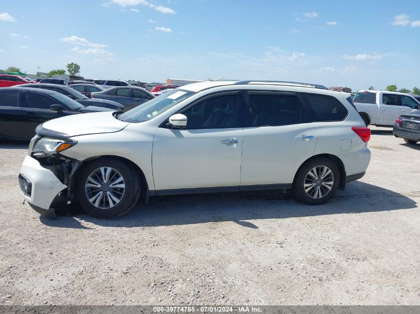 2017 Nissan Pathfinder Sl VIN: 5N1DR2MN2HC637163 Lot: 40565521