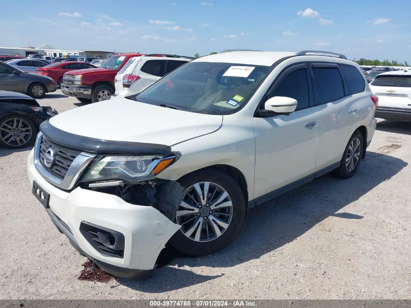 2017 Nissan Pathfinder Sl VIN: 5N1DR2MN2HC637163 Lot: 40565521