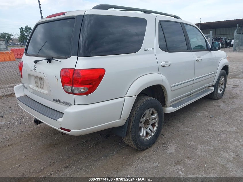 2006 Toyota Sequoia Limited VIN: 5TDBT48A46S270634 Lot: 39774786
