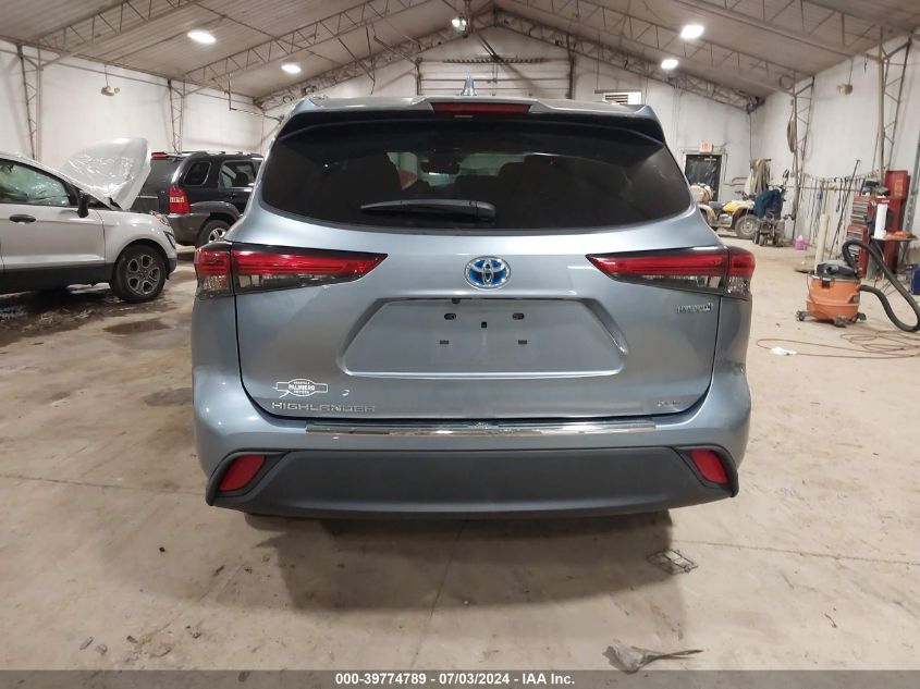 2021 TOYOTA HIGHLANDER HYBRID XLE - 5TDHBRCH2MS064983