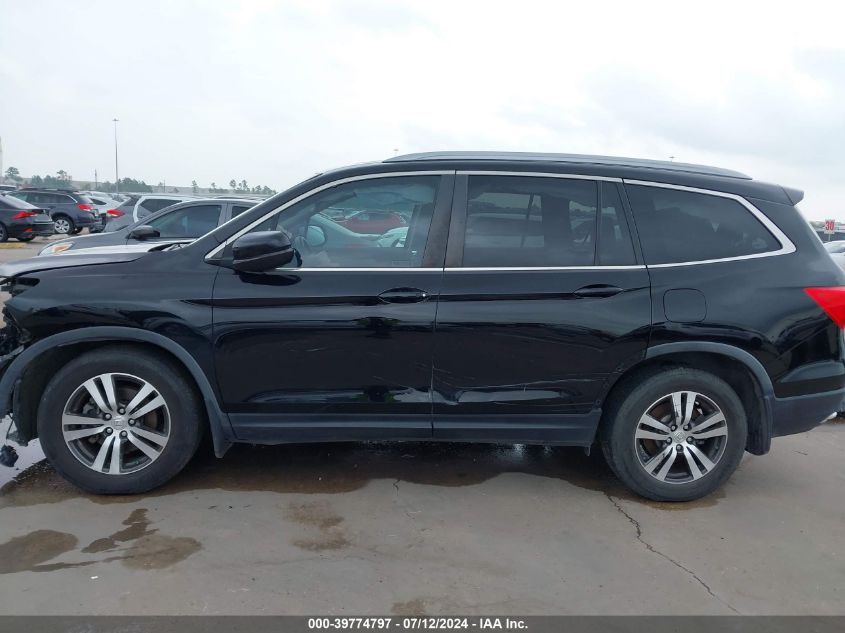 2017 Honda Pilot Ex-L VIN: 5FNYF5H57HB005319 Lot: 39774797