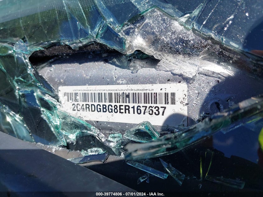 2014 DODGE GRAND CARAVAN SE - 2C4RDGBG8ER167637