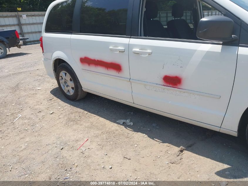 2011 Dodge Grand Caravan Express VIN: 2D4RN4DG9BR625161 Lot: 39774818