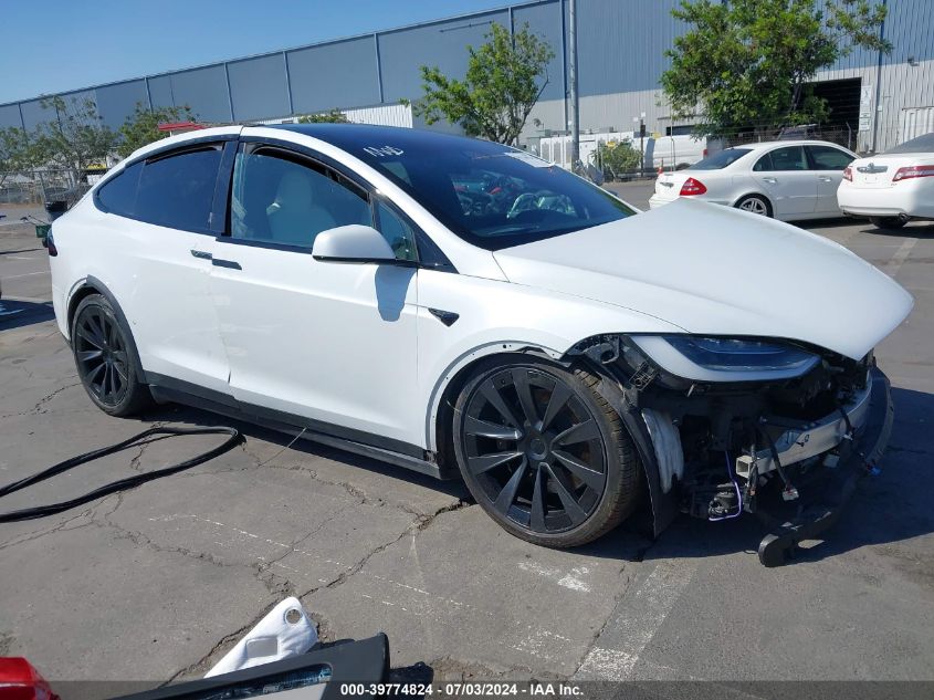 2022 Tesla Model X Dual Motor All-Wheel Drive VIN: 7SAXCBE53NF362843 Lot: 39774824