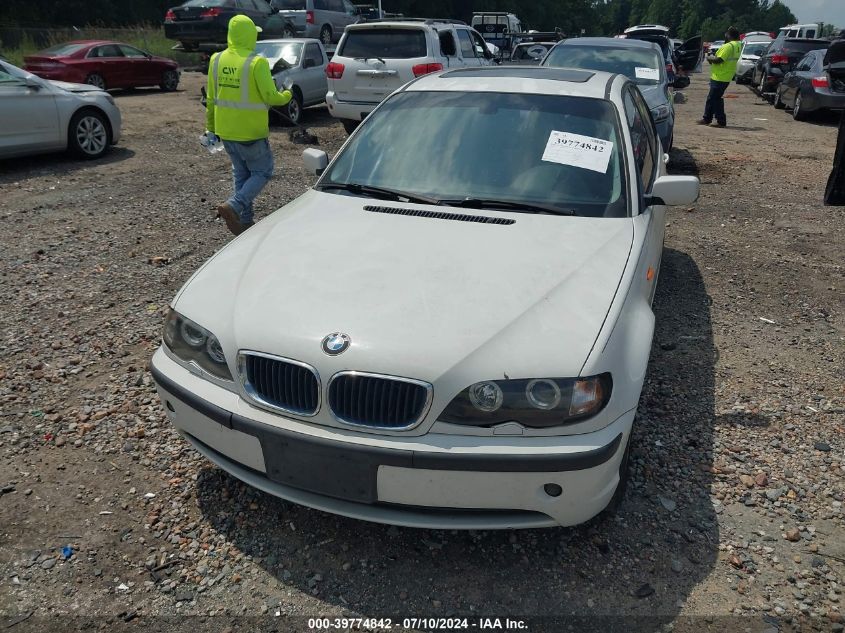 2004 BMW 325I VIN: WBAEV33474KR27933 Lot: 39774842