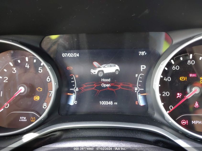 2019 Jeep Compass Altitude 4X4 VIN: 3C4NJDBB3KT755030 Lot: 39774860