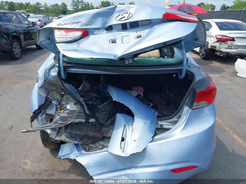 2012 Hyundai Elantra Gls (Ulsan Plant) VIN: KMHDH4AE4CU176697 Lot: 39774864