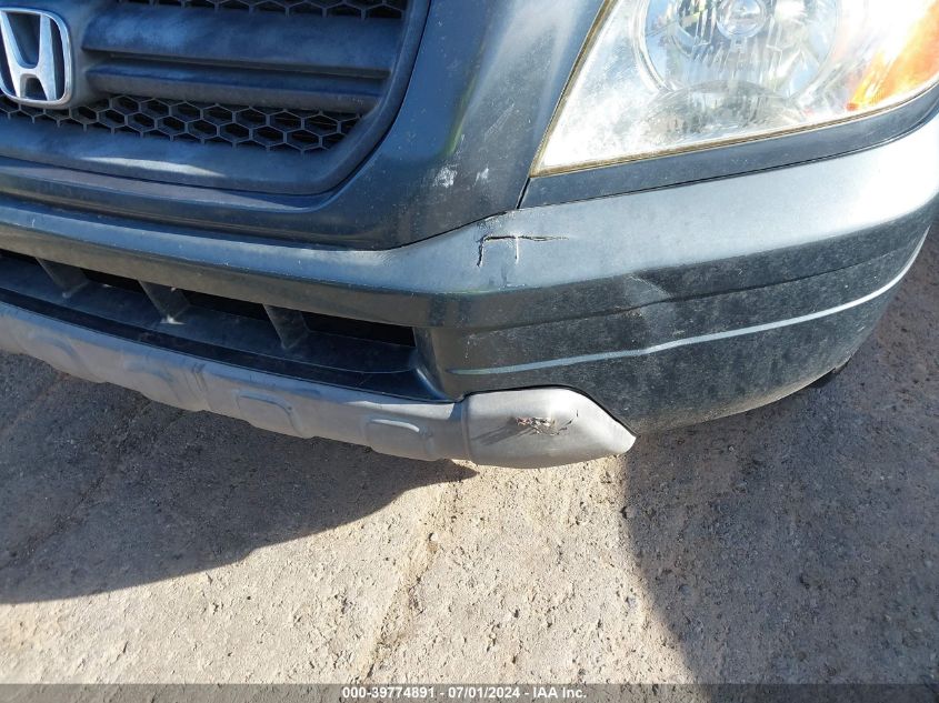 2004 Honda Pilot Ex VIN: 2HKYF18454H509914 Lot: 39774891