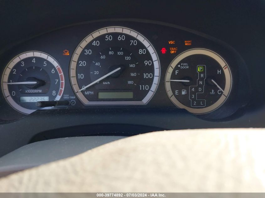 2005 Toyota Sienna Xle Limited VIN: 5TDZA22C15S288171 Lot: 39774892