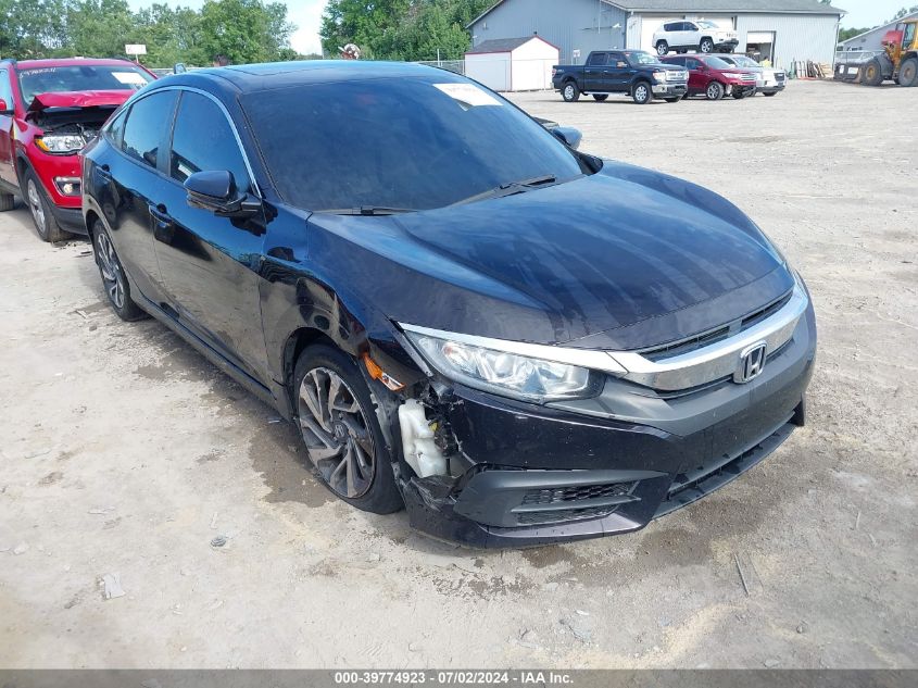 2018 Honda Civic Ex VIN: 19XFC2F77JE001074 Lot: 39774923