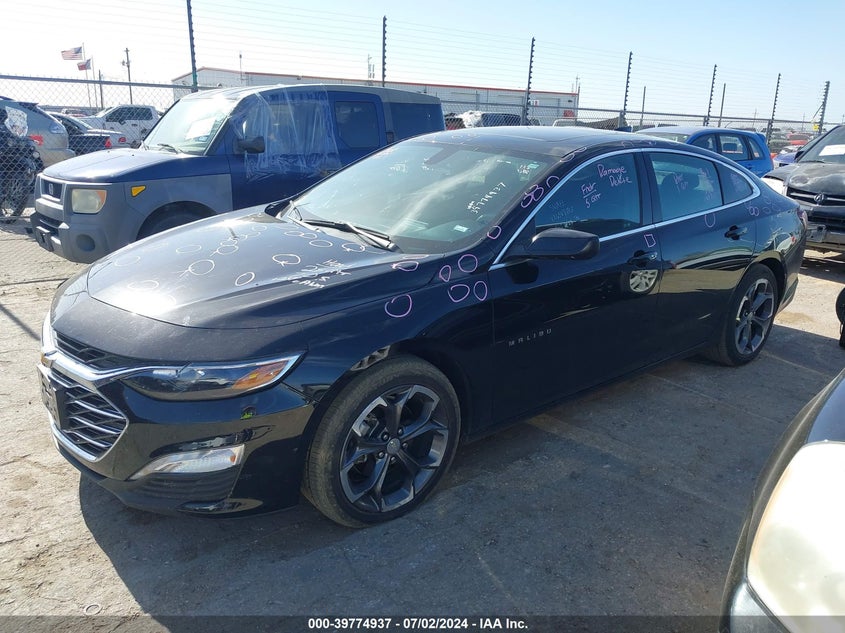 2022 CHEVROLET MALIBU LT - 1G1ZD5ST8NF119394
