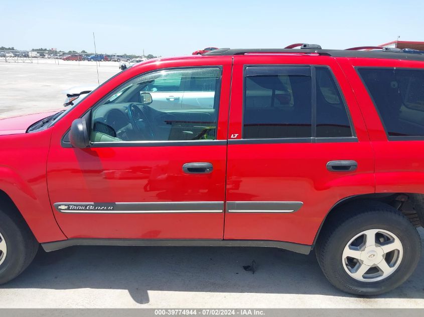 2002 Chevrolet Trailblazer Lt VIN: 1GNDS13S022159808 Lot: 39774944