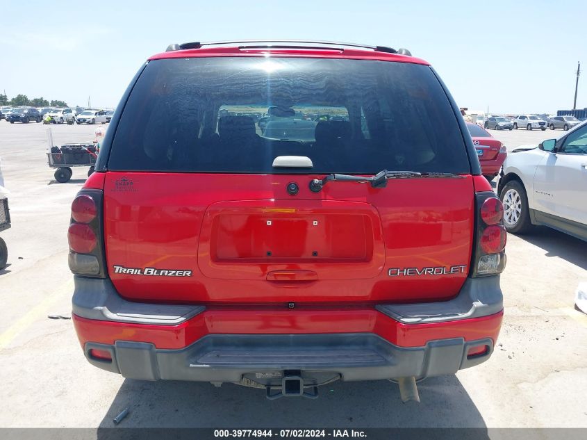 2002 Chevrolet Trailblazer Lt VIN: 1GNDS13S022159808 Lot: 39774944