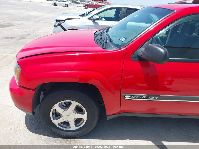 2002 Chevrolet Trailblazer Lt VIN: 1GNDS13S022159808 Lot: 39774944