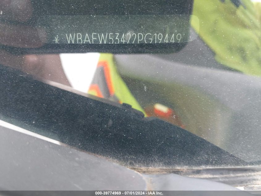 2002 BMW 330Xi VIN: WBAEW53422PG19449 Lot: 39774969