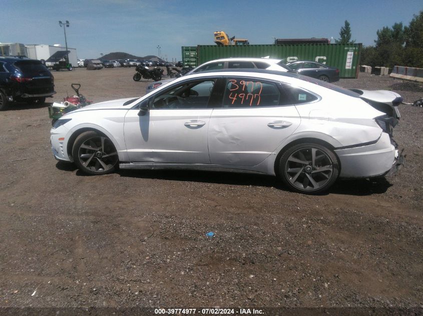 2022 Hyundai Sonata Sel Plus VIN: KMHL44J2XNA239335 Lot: 39774977