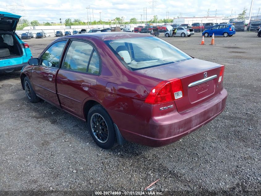 1HGES16573L038385 | 2003 HONDA CIVIC