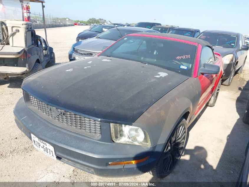 2006 Ford Mustang V6 VIN: 1ZVFT84N765109134 Lot: 39774991