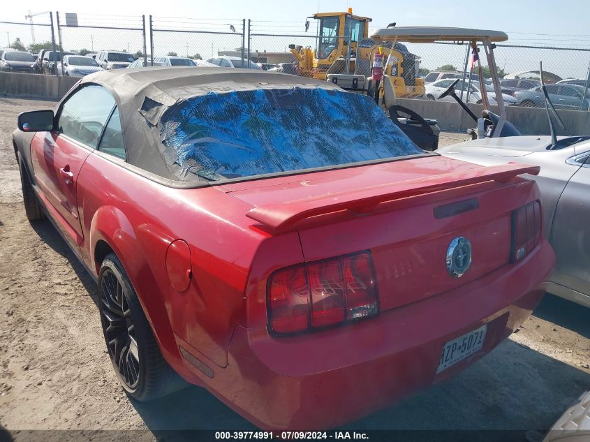 2006 Ford Mustang V6 VIN: 1ZVFT84N765109134 Lot: 39774991