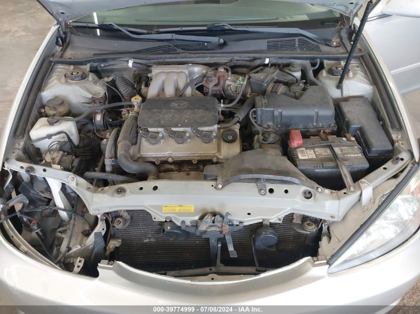 2003 Toyota Camry Le/Xle/Se VIN: 4T1BF32K63U040051 Lot: 39774999