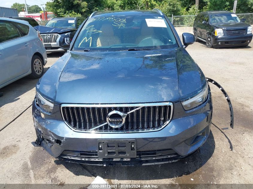 2022 Volvo Xc40 T5 Inscription VIN: YV4162UL5N2730191 Lot: 39775001