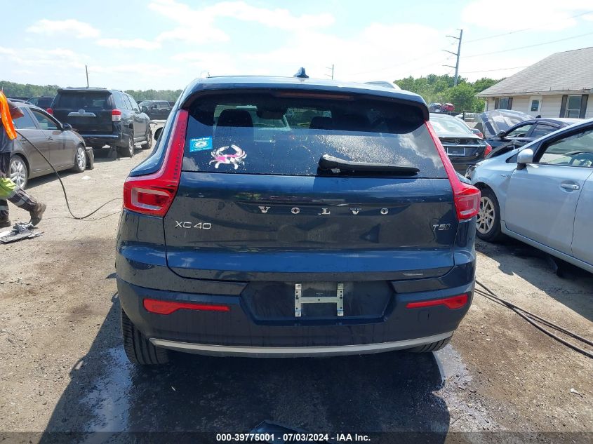 2022 Volvo Xc40 T5 Inscription VIN: YV4162UL5N2730191 Lot: 39775001