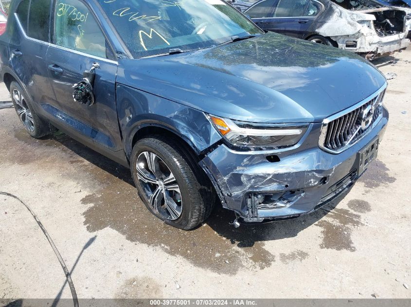 2022 Volvo Xc40 T5 Inscription VIN: YV4162UL5N2730191 Lot: 39775001