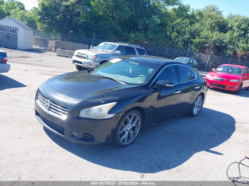 2009 Nissan Maxima S/Sv VIN: 1N4AA51EX9C849093 Lot: 39775027