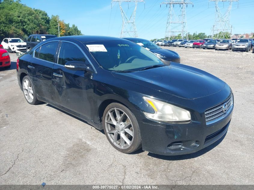2009 Nissan Maxima S/Sv VIN: 1N4AA51EX9C849093 Lot: 39775027