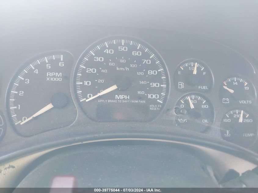 2002 Chevrolet Tahoe Ls VIN: 1GNEC13Z02R184648 Lot: 39775044