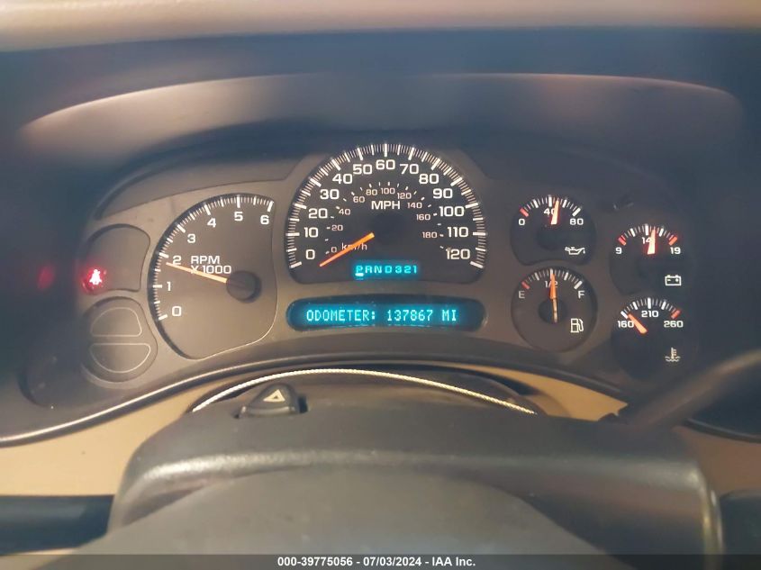 2003 Chevrolet Tahoe K1500 VIN: 1GNEK13Z23R248547 Lot: 39775056