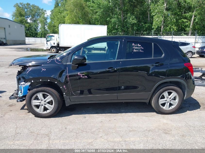 2019 Chevrolet Trax Ls VIN: 3GNCJNSB4KL402283 Lot: 39775058