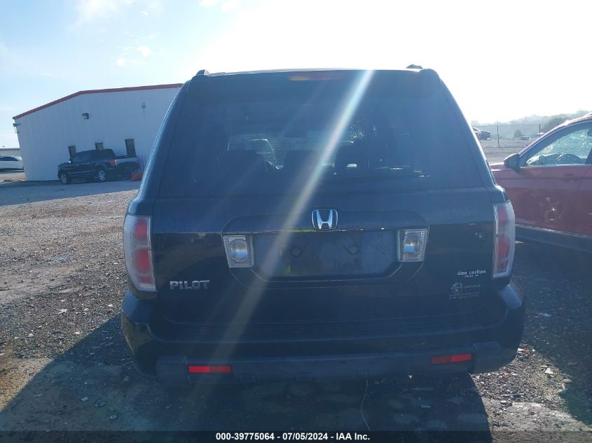 2006 Honda Pilot Ex VIN: 5FNYF28466B001488 Lot: 39775064