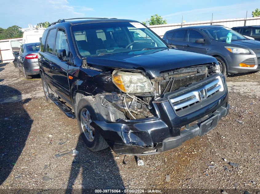 2006 Honda Pilot Ex VIN: 5FNYF28466B001488 Lot: 39775064