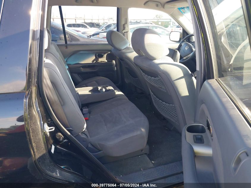 2006 Honda Pilot Ex VIN: 5FNYF28466B001488 Lot: 39775064