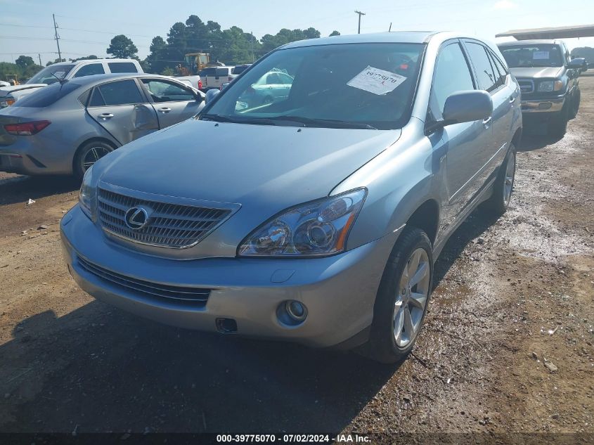 2008 Lexus Rx 400H VIN: JTJHW31U082052570 Lot: 39775070