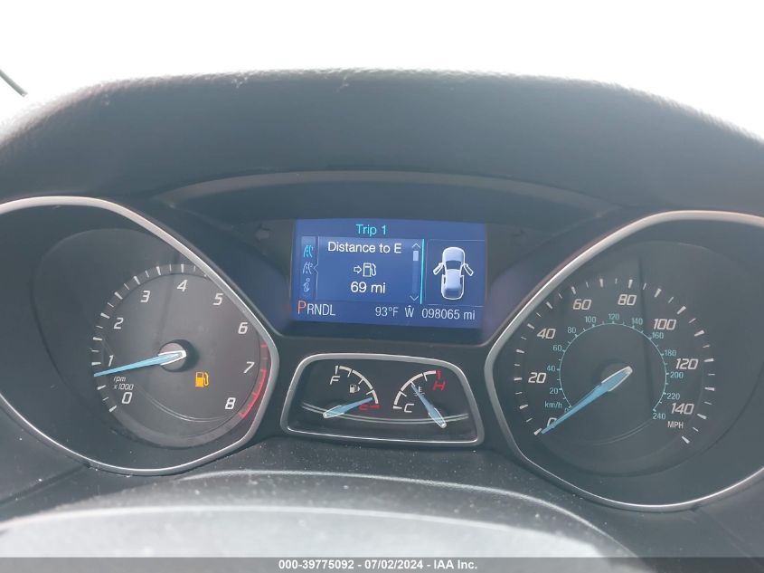 2013 Ford Focus Se VIN: 1FADP3F29DL153705 Lot: 39775092