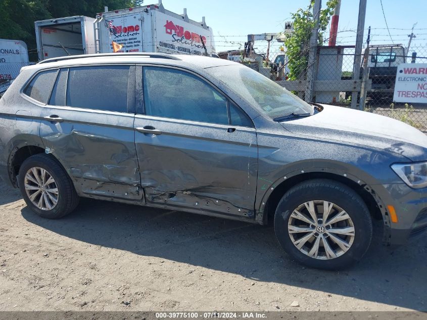 2019 Volkswagen Tiguan 2.0T S VIN: 3VV0B7AX8KM112951 Lot: 39775100