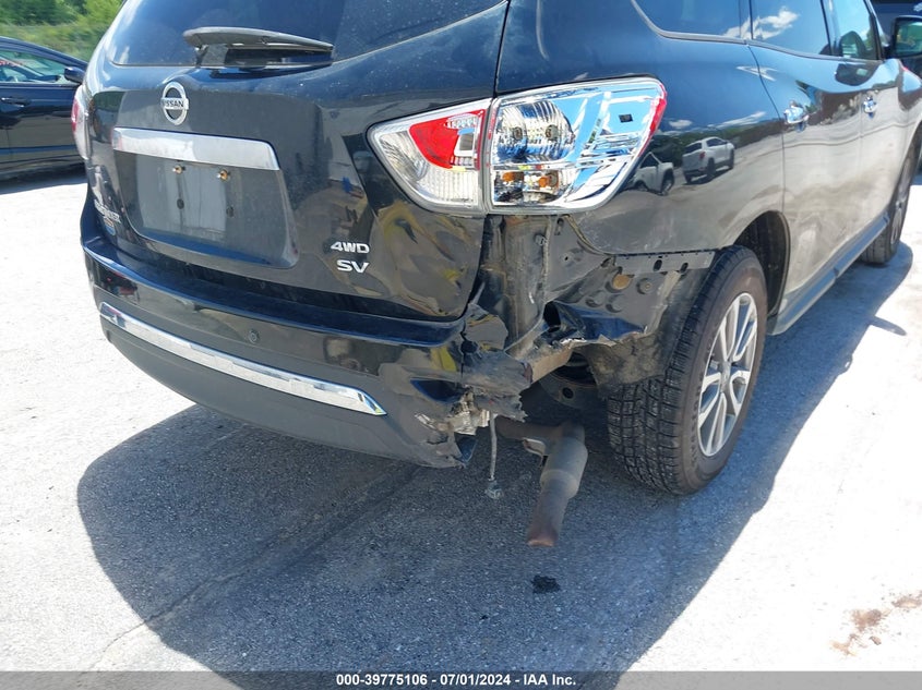 2014 Nissan Pathfinder Sv VIN: 5N1AR2MM8EC627890 Lot: 39775106