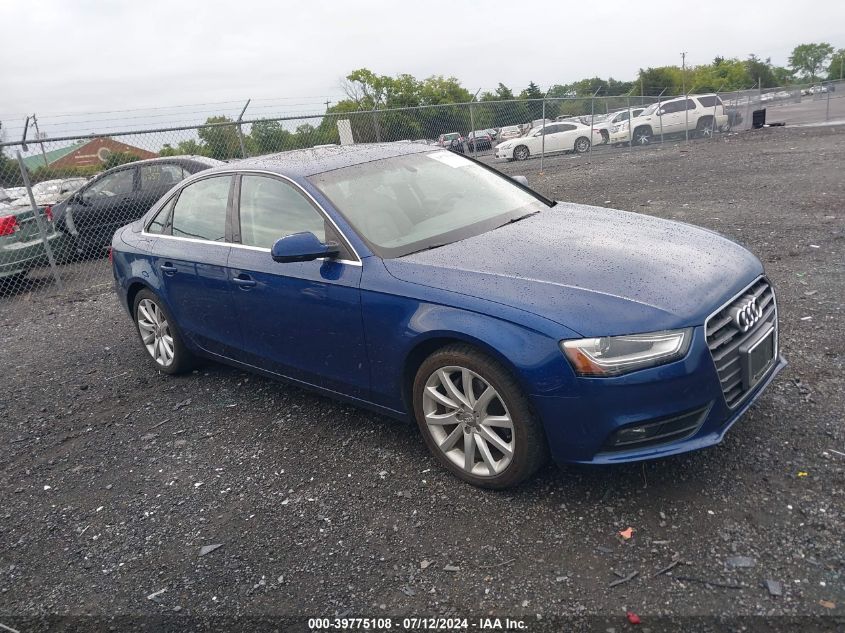 2013 AUDI A4 2.0T PREMIUM - WAUFFAFL3DN014934