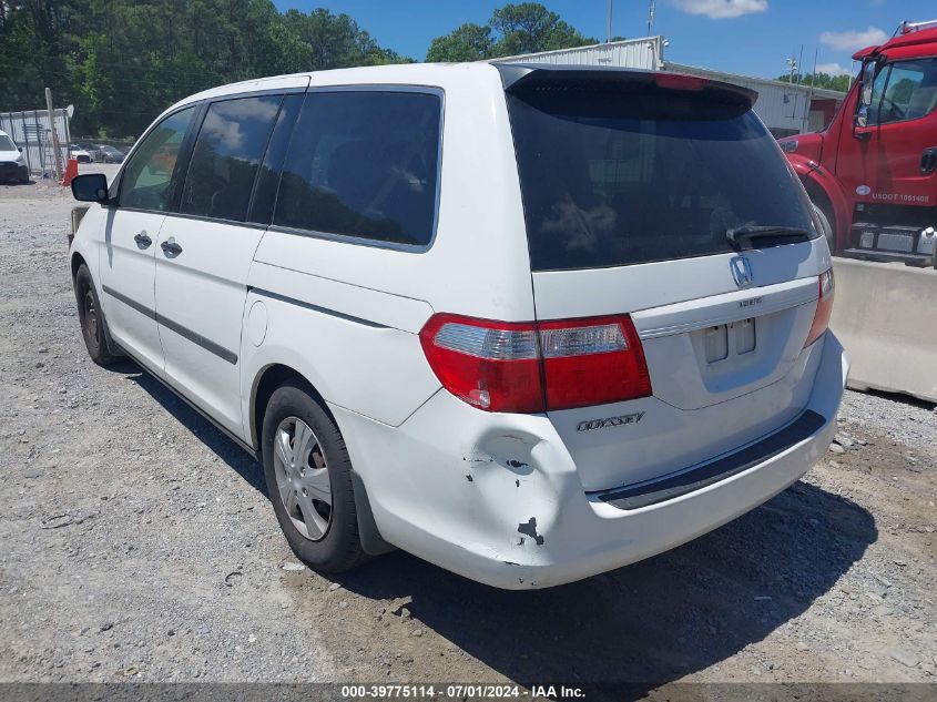 2006 Honda Odyssey Lx VIN: 5FNRL38216B093529 Lot: 39775114
