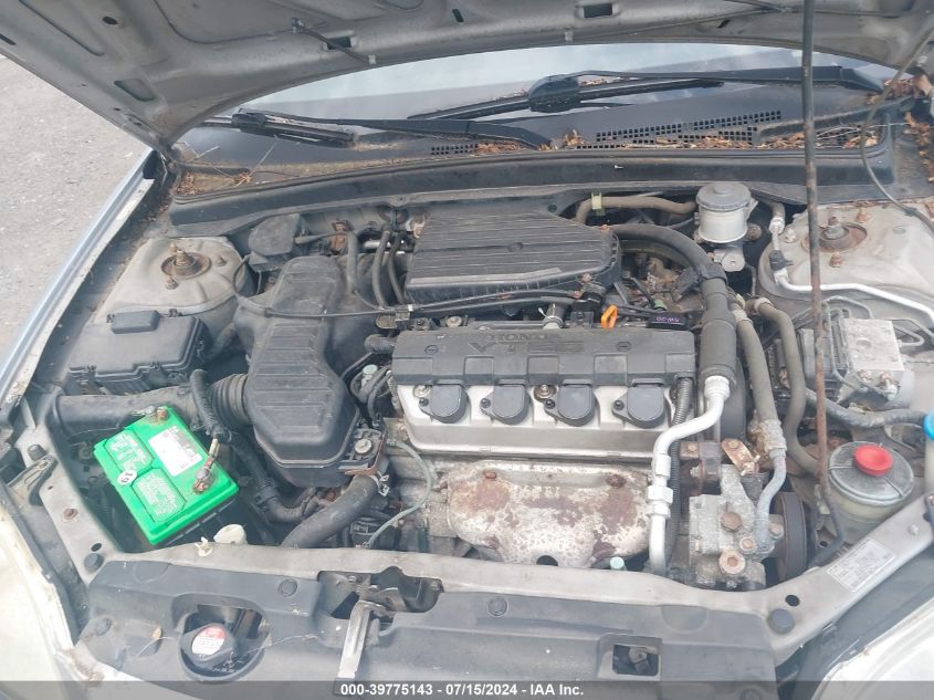 2003 Honda Civic Ex VIN: 2HGES26753H526903 Lot: 39775143