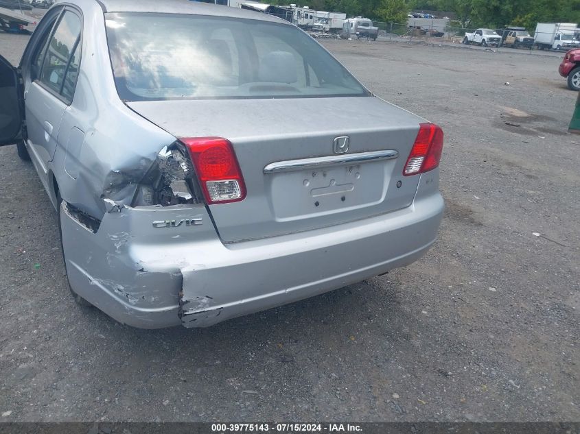 2003 Honda Civic Ex VIN: 2HGES26753H526903 Lot: 39775143