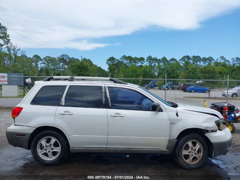 2003 Mitsubishi Outlander Ls VIN: JA4LX31G83U044745 Lot: 39775154