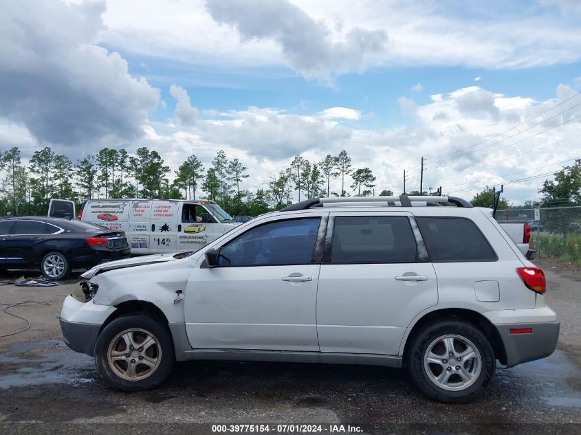 2003 Mitsubishi Outlander Ls VIN: JA4LX31G83U044745 Lot: 39775154