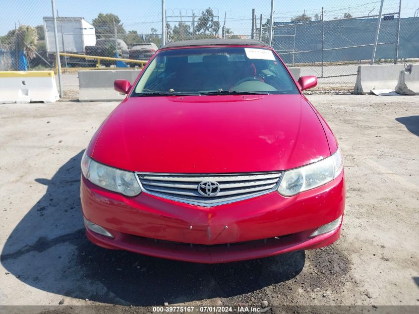 2002 Toyota Camry Solara Sle V6 VIN: 2T1FF28P12C576632 Lot: 39775167